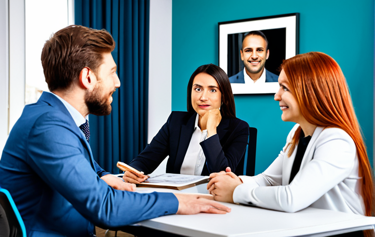 Open Communication**
A diverse team in a modern Büro (office) setting, engaged in a lively discussion around a table. Everyone is fully clothed in professional attire. One person is gesturing confidently while another listens intently. The atmosphere is collaborative and supportive. Perfect anatomy, correct proportions, natural pose, well-formed hands, proper finger count, natural body proportions. Safe for work, appropriate content, fully clothed, professional, modest, family-friendly. High quality, professional photography.
**