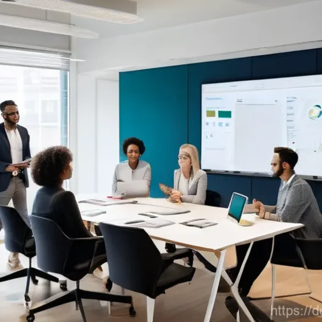심리적 안전감을 위한 혁신적인 팀워크 방법론 - **Prompt 1: Collaborative Innovation in a Psychologically Safe Space**
"A diverse team of 6-7 pr...